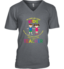 They Call Me Teacher School Kids Fun Appreciation Men's V-Neck Men's V-Neck - skytshirtshop