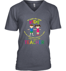 They Call Me Teacher School Kids Fun Appreciation Men's V-Neck Men's V-Neck - skytshirtshop