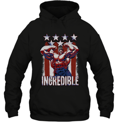 Marvel Hulk Incredible Stars and Stripes Hooded Sweatshirt
