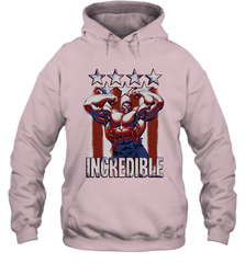 Marvel Hulk Incredible Stars and Stripes Hooded Sweatshirt Hooded Sweatshirt - skytshirtshop