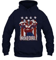 Marvel Hulk Incredible Stars and Stripes Hooded Sweatshirt