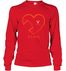 Virginia Cavaliers Football Inside Heart  Team Long Sleeve T-Shirt Long Sleeve T-Shirt - skytshirtshop