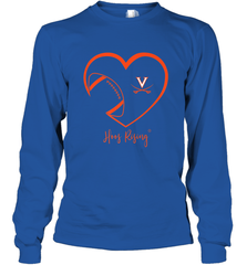 Virginia Cavaliers Football Inside Heart  Team Long Sleeve T-Shirt Long Sleeve T-Shirt - skytshirtshop