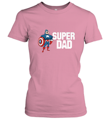 Marvel Father's Day Captain America Super Dad Portrait Women's T-Shirt Women's T-Shirt - skytshirtshop