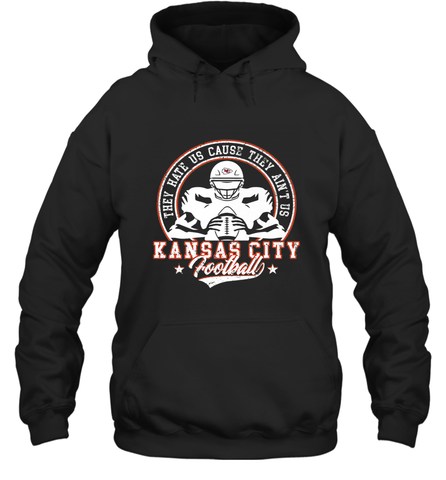 Vintage NFL Kansas City Football Logo Hooded Sweatshirt Hooded Sweatshirt / Black / S Hooded Sweatshirt - skytshirtshop