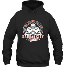 Vintage NFL Kansas City Football Logo Hooded Sweatshirt Hooded Sweatshirt - skytshirtshop
