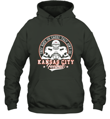 Vintage NFL Kansas City Football Logo Hooded Sweatshirt Hooded Sweatshirt - skytshirtshop