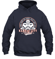 Vintage NFL Kansas City Football Logo Hooded Sweatshirt Hooded Sweatshirt - skytshirtshop