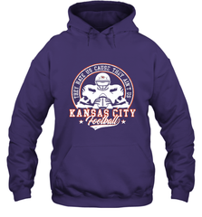 Vintage NFL Kansas City Football Logo Hooded Sweatshirt Hooded Sweatshirt - skytshirtshop