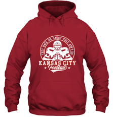 Vintage NFL Kansas City Football Logo Hooded Sweatshirt Hooded Sweatshirt - skytshirtshop