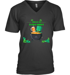 This is my lucky shirt on St Patricks Day Men's V-Neck Men's V-Neck - skytshirtshop