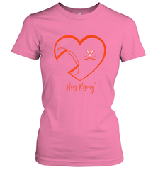 Virginia Cavaliers Football Inside Heart  Team Women's T-Shirt Women's T-Shirt - skytshirtshop