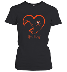 Virginia Cavaliers Football Inside Heart  Team Women's T-Shirt Women's T-Shirt - skytshirtshop