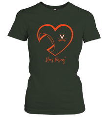 Virginia Cavaliers Football Inside Heart  Team Women's T-Shirt Women's T-Shirt - skytshirtshop