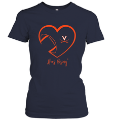 Virginia Cavaliers Football Inside Heart  Team Women's T-Shirt Women's T-Shirt - skytshirtshop