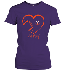 Virginia Cavaliers Football Inside Heart  Team Women's T-Shirt Women's T-Shirt - skytshirtshop