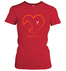Virginia Cavaliers Football Inside Heart  Team Women's T-Shirt Women's T-Shirt - skytshirtshop
