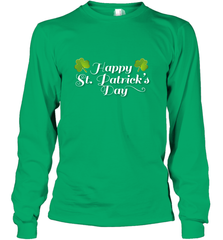 Shamrock Happy St patrick's Shirt for men and women (2) Long Sleeve T-Shirt Long Sleeve T-Shirt - skytshirtshop