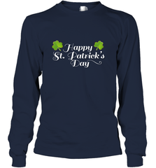 Shamrock Happy St patrick's Shirt for men and women (2) Long Sleeve T-Shirt Long Sleeve T-Shirt - skytshirtshop