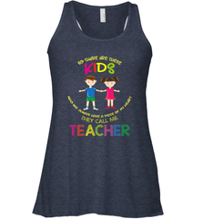 They Call Me Teacher School Kids Fun Appreciation Women's Racerback Tank Women's Racerback Tank - skytshirtshop