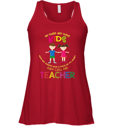 They Call Me Teacher School Kids Fun Appreciation Women's Racerback Tank