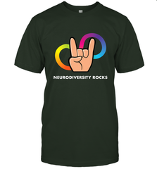 Neurodiversity Rocks Shirt Brain Autism Awareness Men's T-Shirt Men's T-Shirt - skytshirtshop