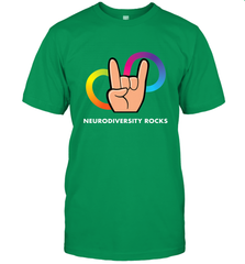 Neurodiversity Rocks Shirt Brain Autism Awareness Men's T-Shirt Men's T-Shirt - skytshirtshop
