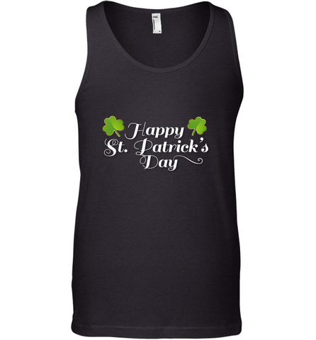 Shamrock Happy St patrick's Shirt for men and women (2) Men's Tank Top Men's Tank Top / Black / XS Men's Tank Top - skytshirtshop
