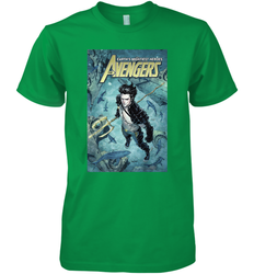 Marvel Namor Avengers Comic Cover Men's Premium T-Shirt