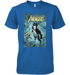 Marvel Namor Avengers Comic Cover Men's Premium T-Shirt Men's Premium T-Shirt - skytshirtshop