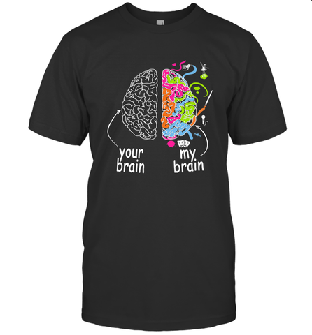 Neurodiversity brain Gift idea for Dyslexia ADHD Autism ASD Men's T-Shirt Men's T-Shirt / Black / S Men's T-Shirt - skytshirtshop