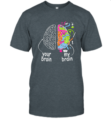 Neurodiversity brain Gift idea for Dyslexia ADHD Autism ASD Men's T-Shirt Men's T-Shirt - skytshirtshop