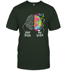 Neurodiversity brain Gift idea for Dyslexia ADHD Autism ASD Men's T-Shirt Men's T-Shirt - skytshirtshop