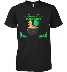 This is my lucky shirt on St Patricks Day Men's Premium T-Shirt