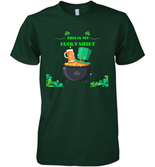 This is my lucky shirt on St Patricks Day Men's Premium T-Shirt Men's Premium T-Shirt - skytshirtshop