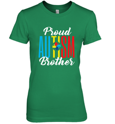 Proud Autism Brother Awareness Support Premium T Shirt Women's Premium T-Shirt