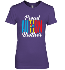 Proud Autism Brother Awareness Support Premium T Shirt Women's Premium T-Shirt Women's Premium T-Shirt - skytshirtshop