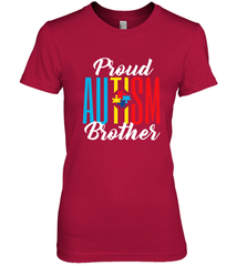 Proud Autism Brother Awareness Support Premium T Shirt Women's Premium T-Shirt Women's Premium T-Shirt - skytshirtshop