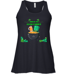 This is my lucky shirt on St Patricks Day Women's Racerback Tank Women's Racerback Tank - skytshirtshop