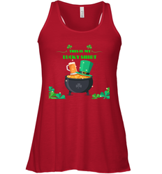 This is my lucky shirt on St Patricks Day Women's Racerback Tank