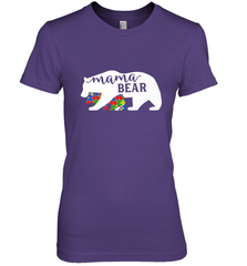 Mama Bear Autism t shirt Autism Awareness Month Women's Premium T-Shirt Women's Premium T-Shirt - skytshirtshop