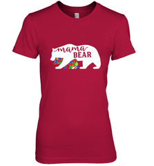 Mama Bear Autism t shirt Autism Awareness Month Women's Premium T-Shirt Women's Premium T-Shirt - skytshirtshop