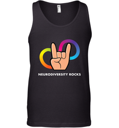 Neurodiversity Rocks Shirt Brain Autism Awareness Men's Tank Top
