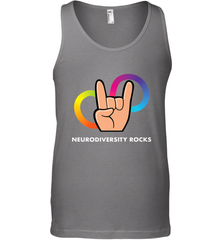 Neurodiversity Rocks Shirt Brain Autism Awareness Men's Tank Top Men's Tank Top - skytshirtshop