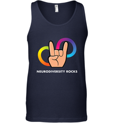 Neurodiversity Rocks Shirt Brain Autism Awareness Men's Tank Top Men's Tank Top - skytshirtshop