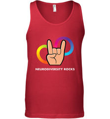 Neurodiversity Rocks Shirt Brain Autism Awareness Men's Tank Top Men's Tank Top - skytshirtshop
