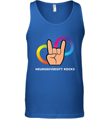 Neurodiversity Rocks Shirt Brain Autism Awareness Men's Tank Top Men's Tank Top - skytshirtshop