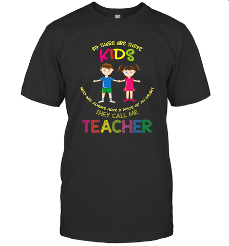 They Call Me Teacher School Kids Fun Appreciation Men's T-Shirt Men's T-Shirt / Black / S Men's T-Shirt - skytshirtshop