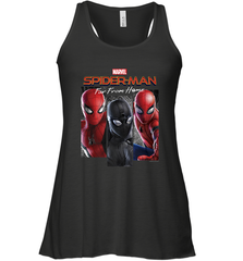 Marvel Spider Man Far From Home Suit Panel Logo Women's Racerback Tank Women's Racerback Tank - skytshirtshop