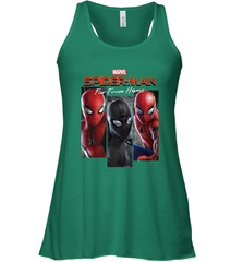 Marvel Spider Man Far From Home Suit Panel Logo Women's Racerback Tank Women's Racerback Tank - skytshirtshop